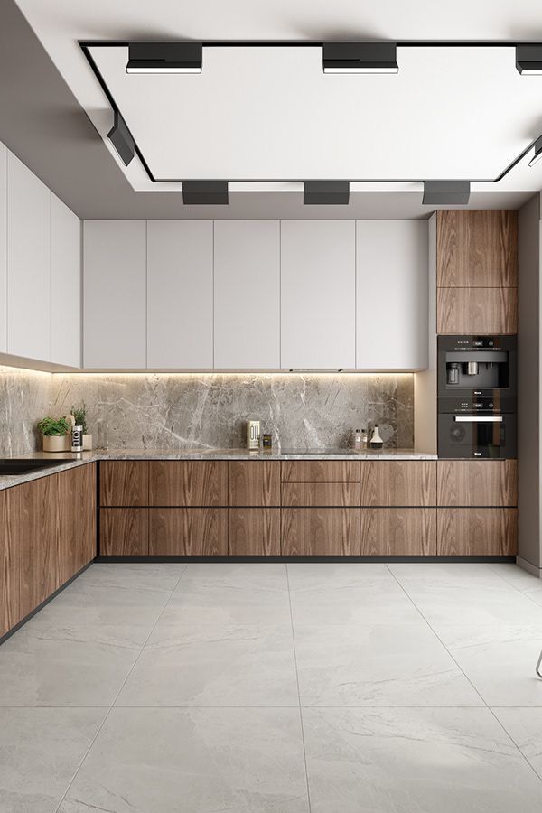 Простора сучасна кухня